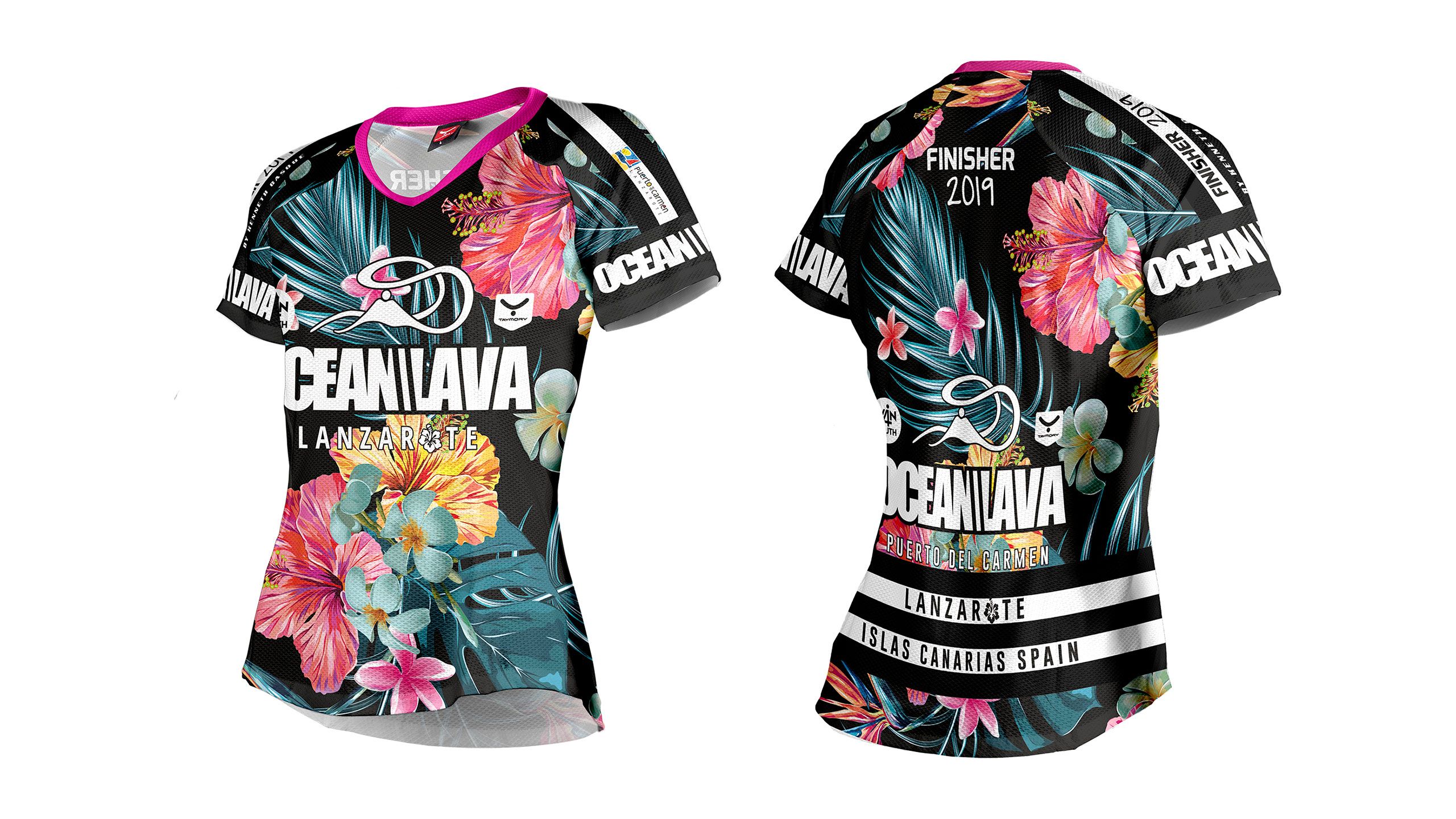 Finisher T-shirt Ocean Lava Mujeres